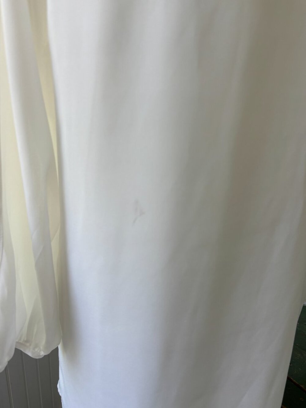 Lulus White Long Sleeve Shift Dress Medium Like New - Picture 4 of 6
